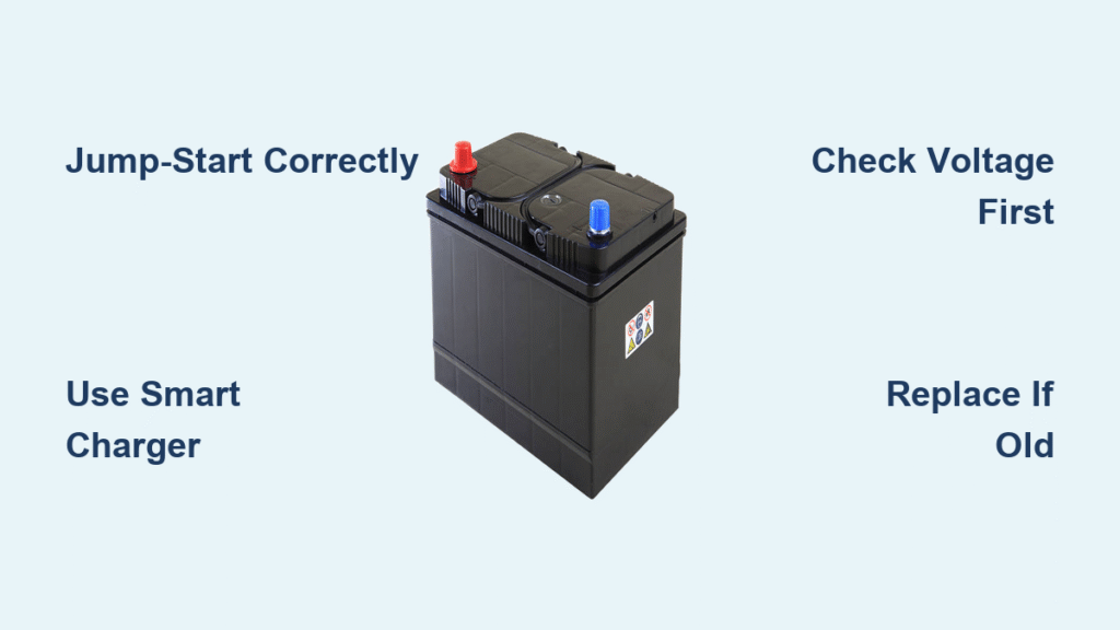 How to Fix a Dead Car Battery