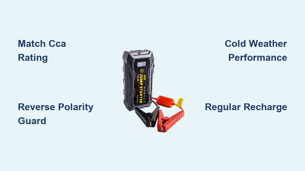 How to Choose a Car Battery Jump Starter